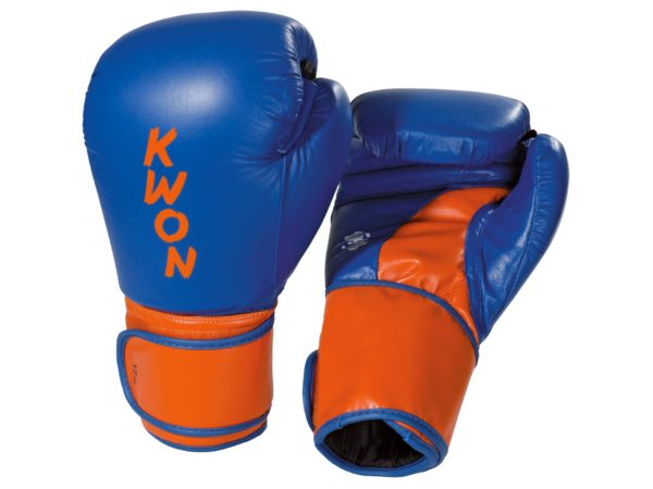 Kwon Boxhandschuhe Super Champ Blau-Orange