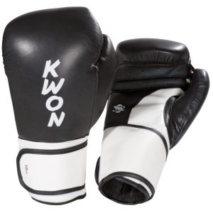 Kwon Boxhandschuhe Super Champ Schwarz-Weiß