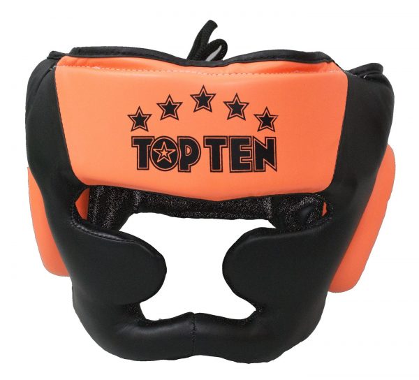 Top Ten Kopfschützer Eco R2M Line Neon Schwarz-Orange