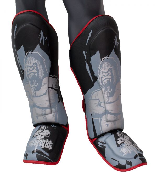 Top Ten Schienbein und Spannschutz Gorilla Thaiboxing K1 MMA
