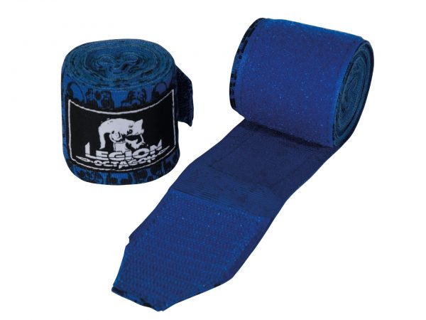 Legion Octagon Boxbandagen Skull Blau