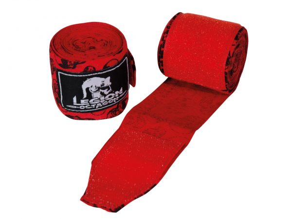 Legion Octagon Boxbandagen Skull Rot