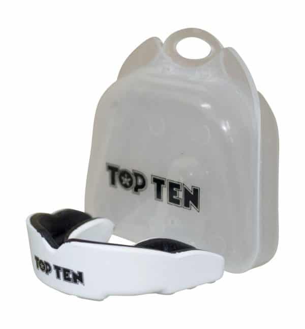 Top Ten Zahnschutz Combat TPR Weiß-Schwarz
