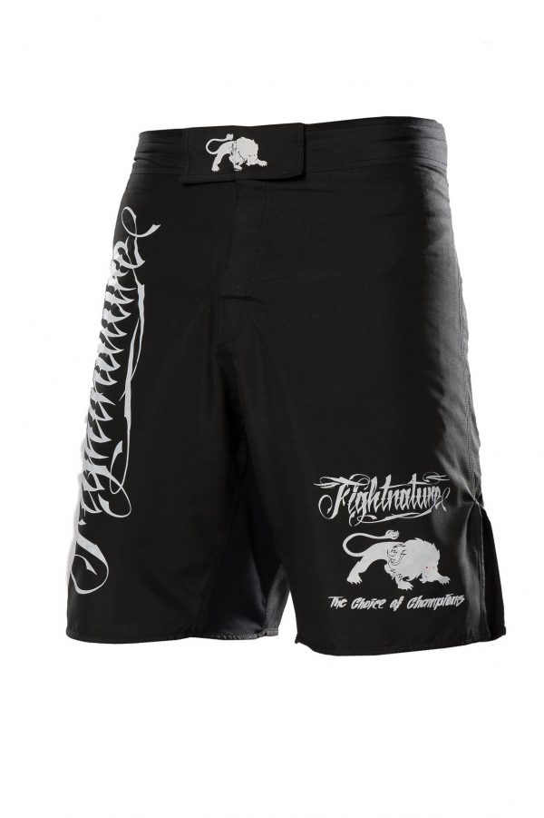 Fightnature MMA Shorts Schwarz