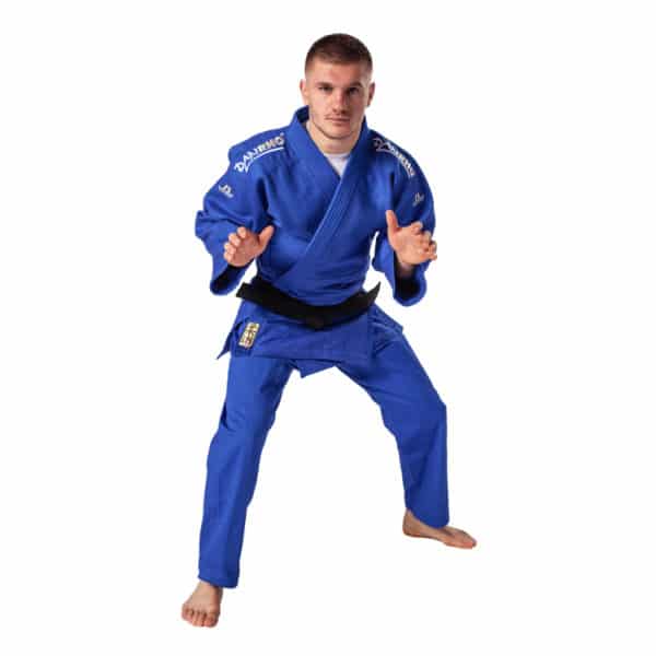 DANRHO Judo Wettkampfanzug Kano Blau