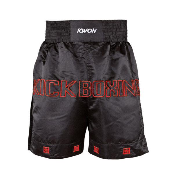 KWON Kickboxing Long Shorts Schwarz-Rot
