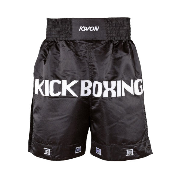 KWON Kickboxing Long Shorts Schwarz-Weiß