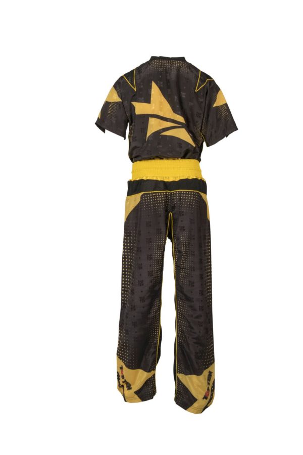 TOP TEN Kickbox Uniform Future Schwarz-Gelb