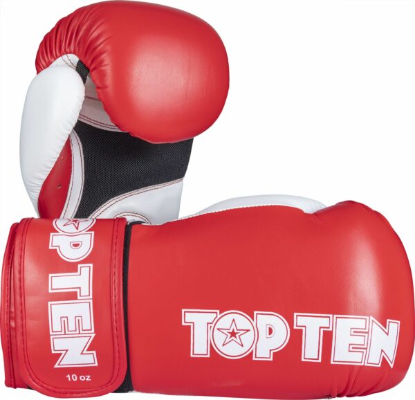 TOP TEN Boxhandschuhe XLP Rot-Weiß